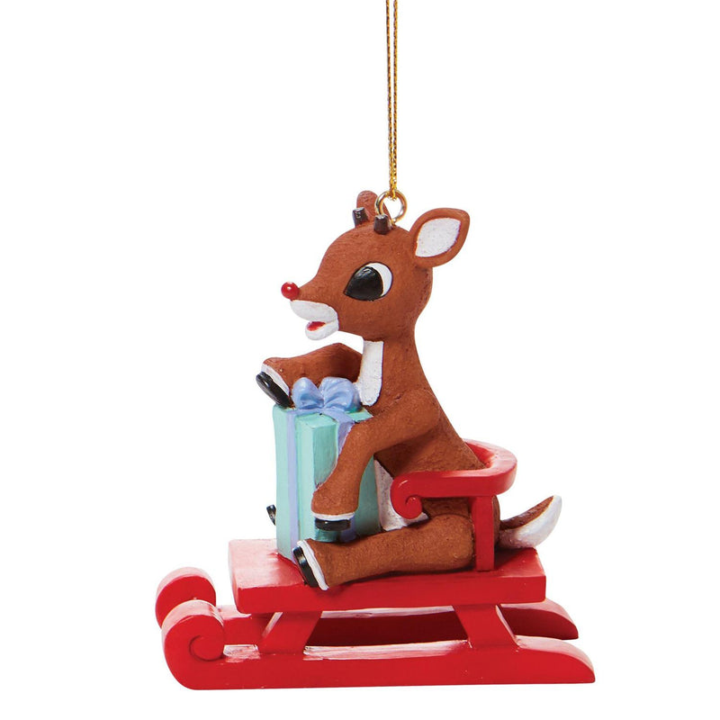 Rudolph the Red-Nosed Reindeer Red Sled Ornament