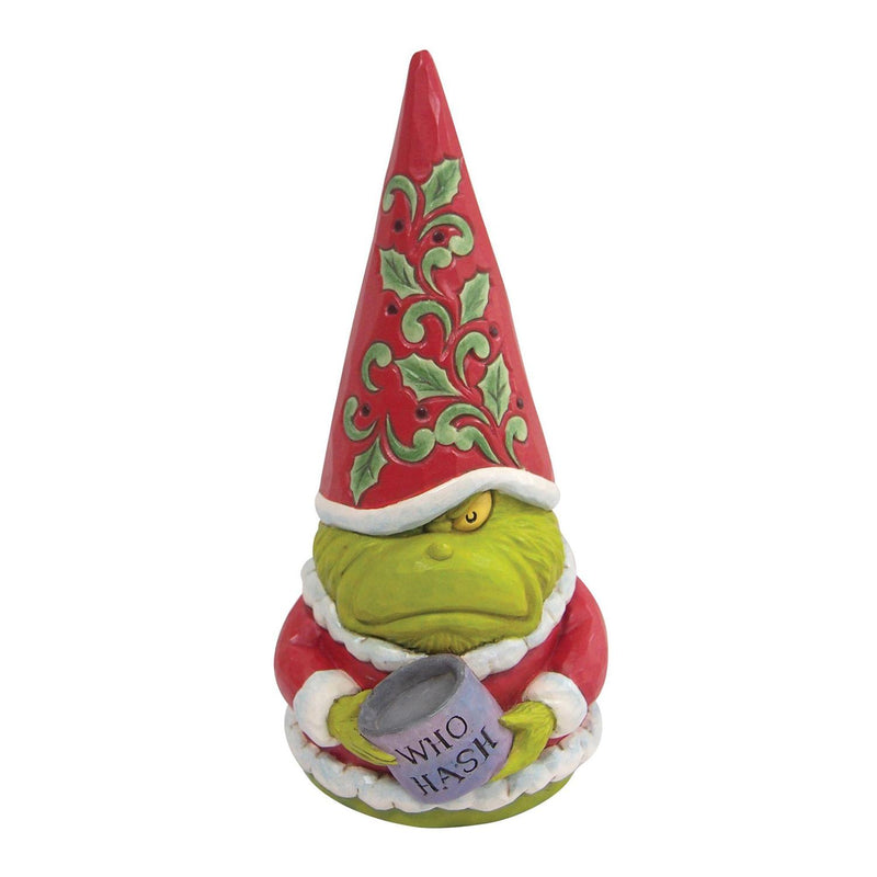 Dr. Seuss The Grinch Gnome with Who Hash Figurine, 8"