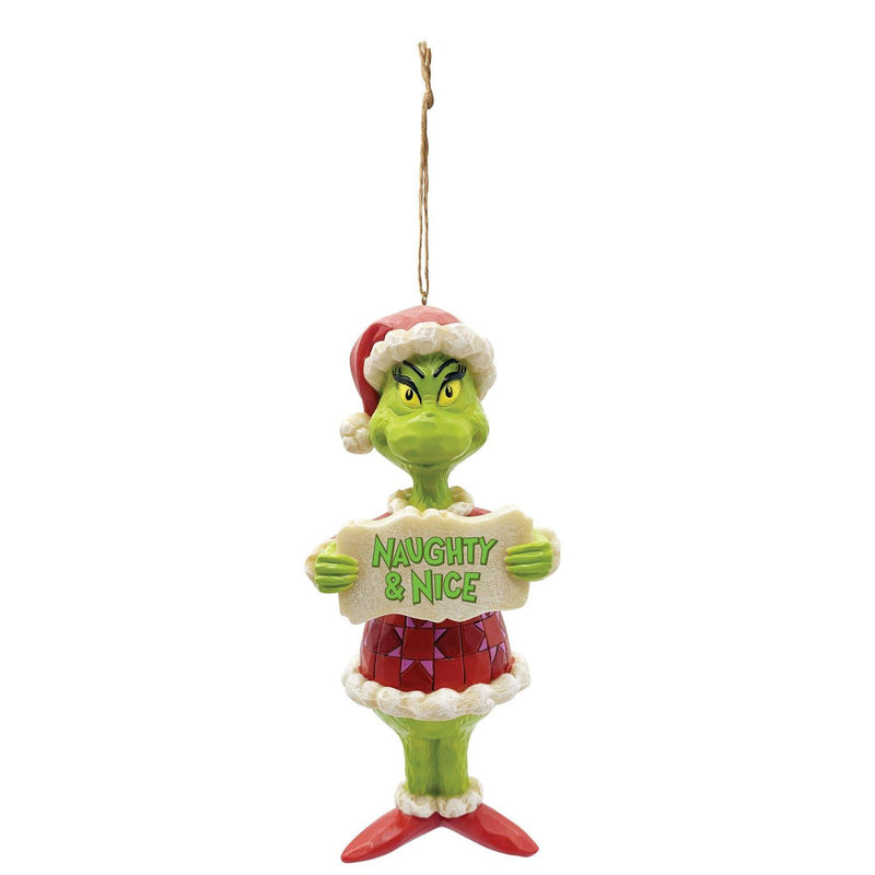 Dr. Seuss The Grinch Naughty and Nice PVC Ornament