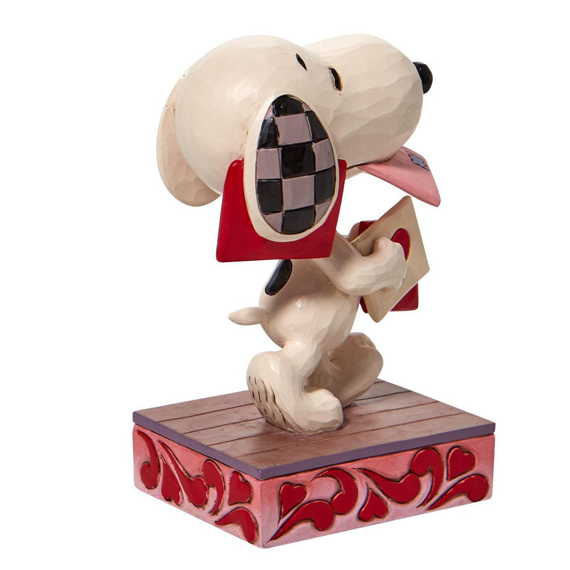 Peanuts Snoopy Holding Valentines Puppy Love Figurine