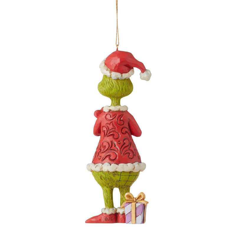 Dr. Seuss The Grinch with Large Heart Ornament