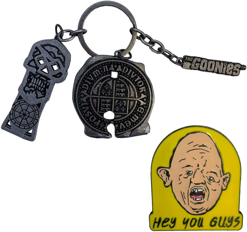 The Goonies - CHS Keychain And Pin Set