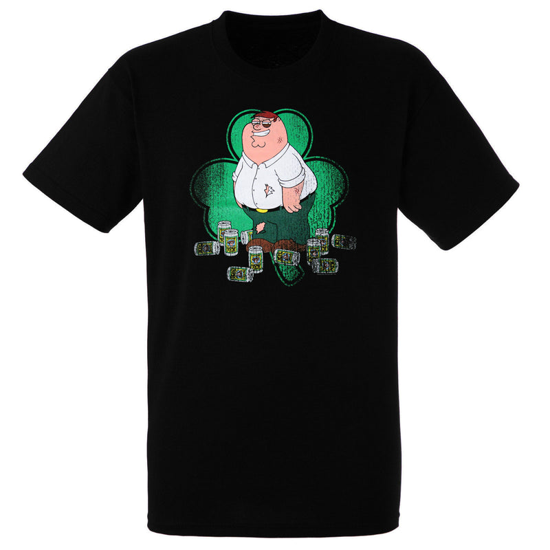 Family Guy Peter Fightin' Irish Distressed Men's Slim Fit T-Shirt