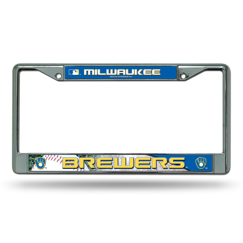 Milwaukee Brewers Chrome License Plate Frame