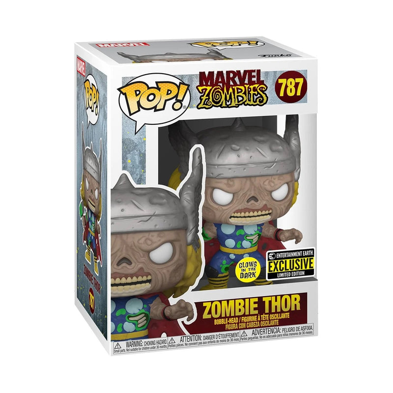 Funko POP! Marvel Zombies Zombie Thor Glow-in-the-Dark 3.75" Figure (