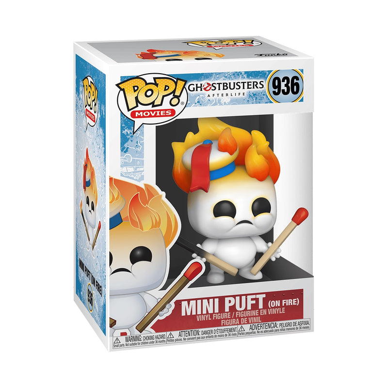 Funko POP! Movies Ghostbusters Afterlife Mini Puft (On Fire) 3.75" Figure (936)