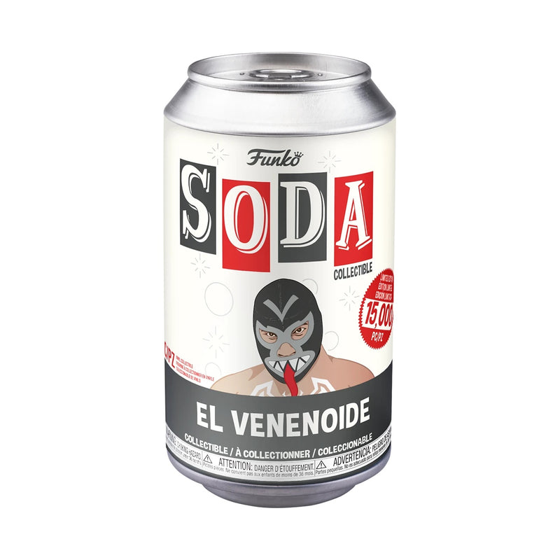 FunKo POP! Soda Marvel Luchadores Venom 4.25" Vinyl Figure in a Can