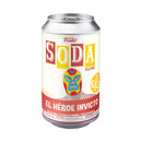 Funko POP! Soda Marvel Luchadores El Heroe Invicto (Iron Man) 4.25" Vinyl Figure in a Can