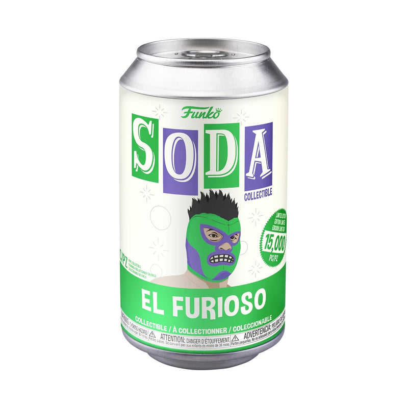 FunKo POP! Soda Marvel Luchadores Hulk 4.25" Vinyl Figure in a Can