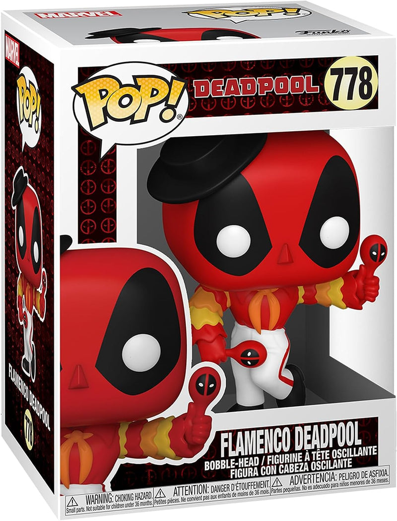 FunKo POP! Marvel Deadpool 30th Anniversary Flamenco Deadpool 3.75" Vinyl Figure