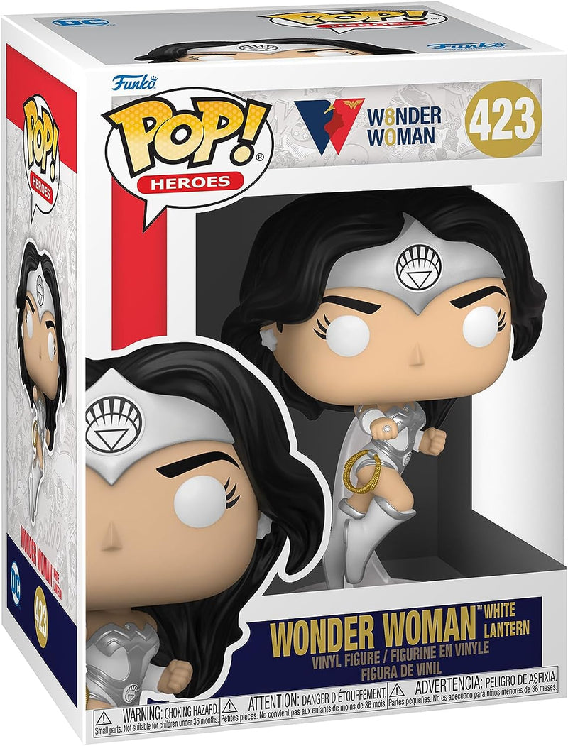 Funko POP! Heroes Wonder Woman 80th White Lantern 3.75" Vinyl Figure (