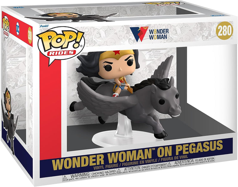 Funko POP! Rides DC Comics 80th Wonder Woman on Pegasus 6" Vinyl Figure (