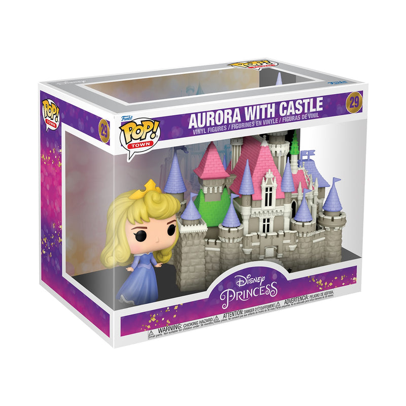 Funko POP! Town Ultimate Princess Aurora with Castle 7" Vinyl Figure (