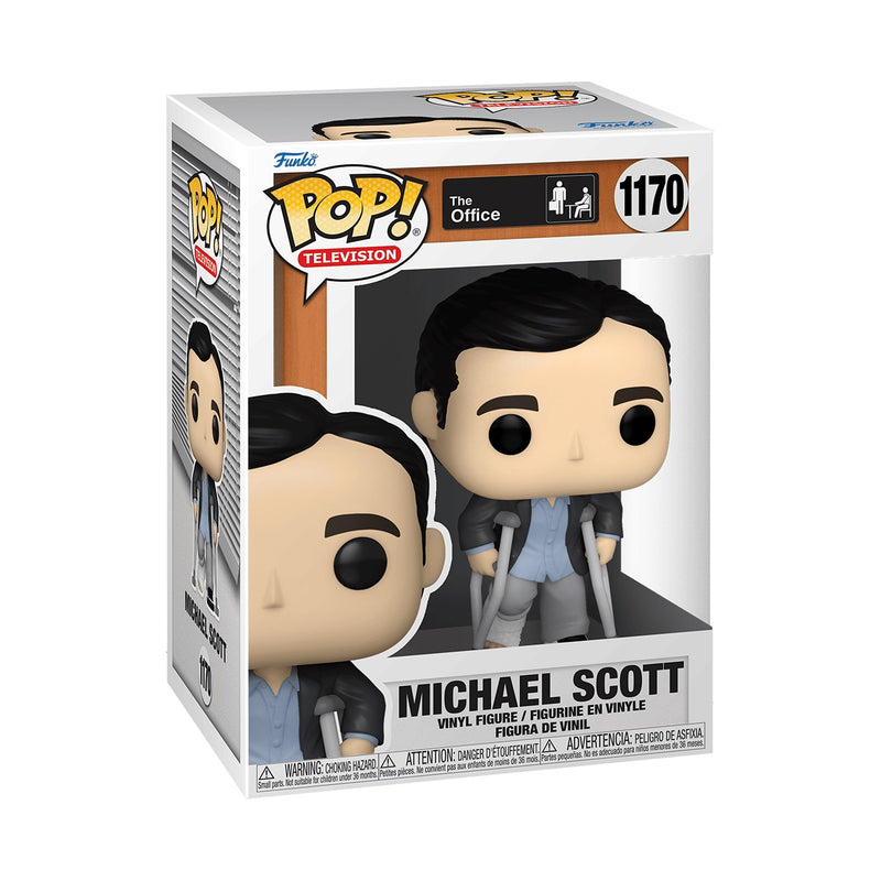 Funko POP! The Office Michael Scott Standing with Crutches 3.75" Figure (