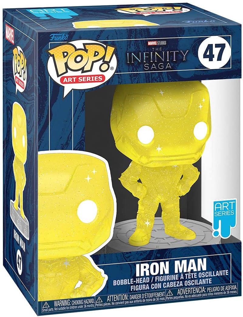 Funko POP! Art Series Infinity Saga Iron Man 3.75" Figure w/ Protector (