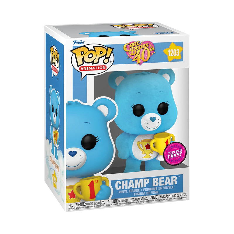 Funko POP! Animation Care Bears 40th Champ Bear 3.75" CHASE Vinyl Figure