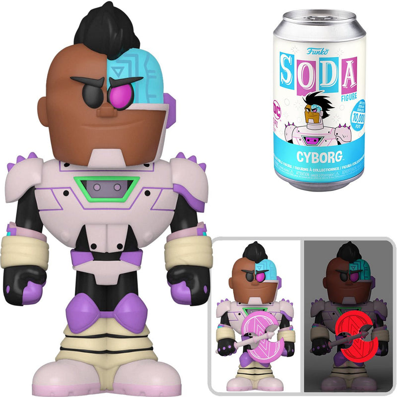 Funko Soda: Teen Titans Go! Cyborg 4.25" Figure in a Can