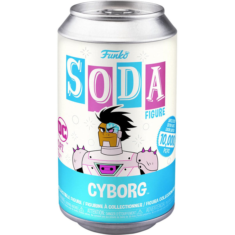 Funko Soda: Teen Titans Go! Cyborg 4.25" Figure in a Can