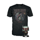 Funko POP! Tees: Star Wars Boba Fett T-Shirt & Vinyl Figure Set