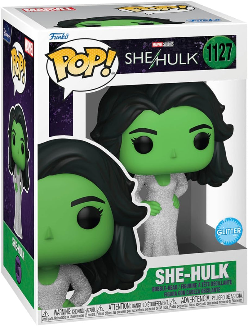 Funko POP! Marvel She-Hulk in Ballgown Glitter Dress 3.75" Vinyl Figure (