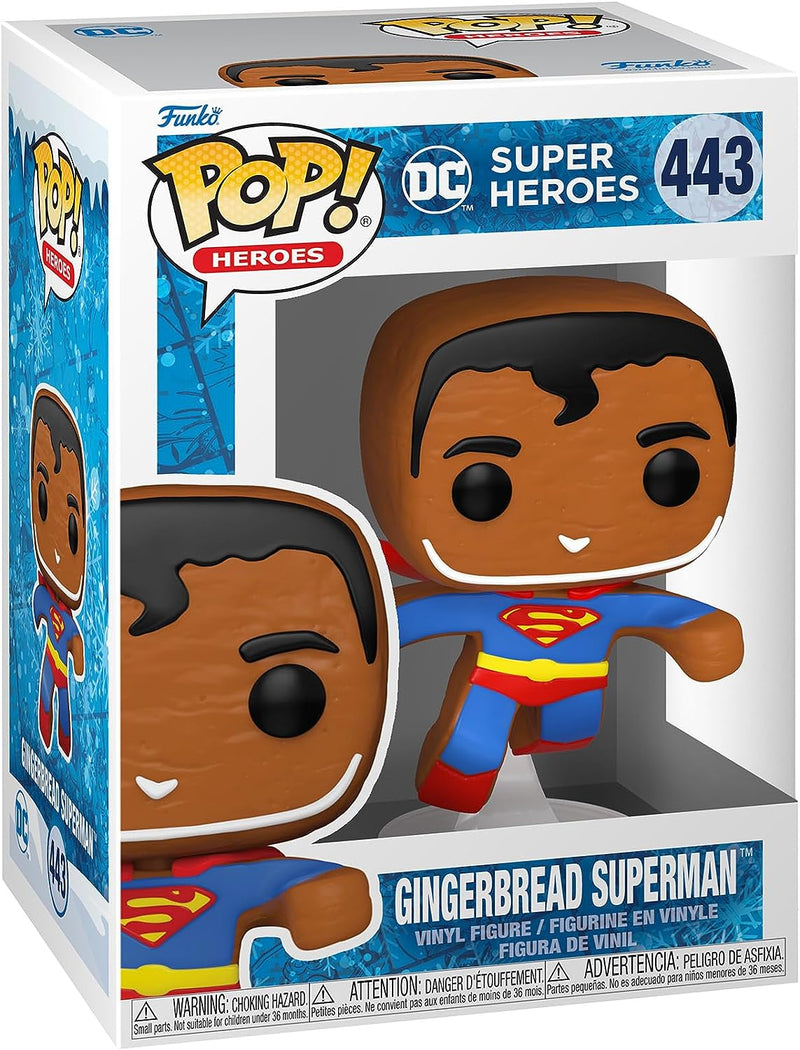 Funko POP! DC Gingerbread Superman 3.75" Vinyl Figure (