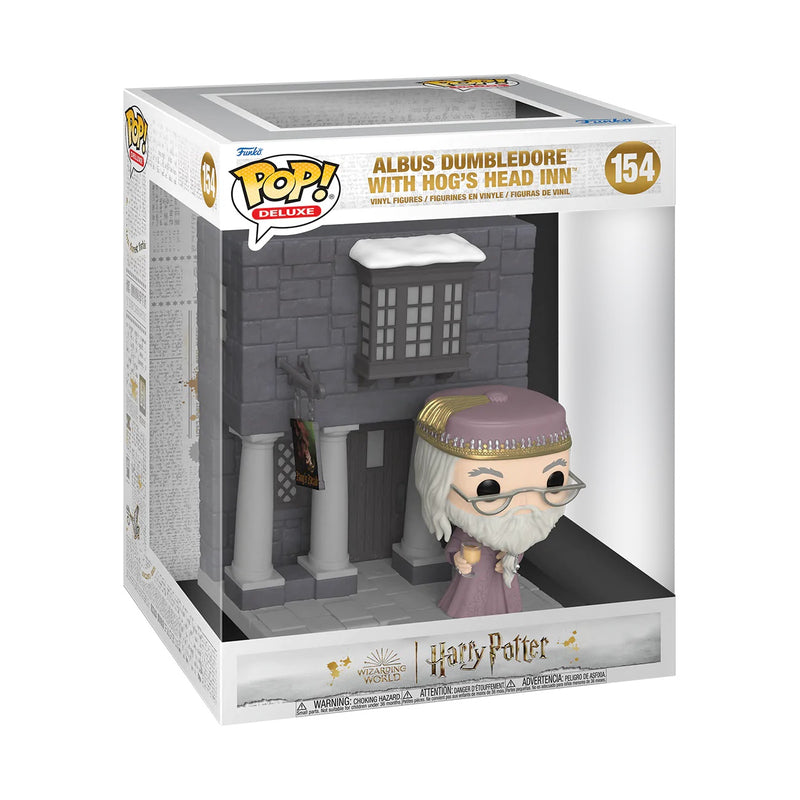 Funko POP! Deluxe Harry Potter Albus Dumbeldore With Hog's Head Inn Figure (154)