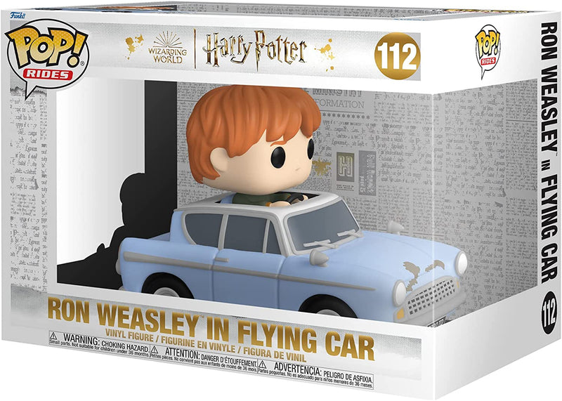 Funko POP! Rides 20th Anniversary Ron Weasley in Flying Car 6" Vinyl Figure