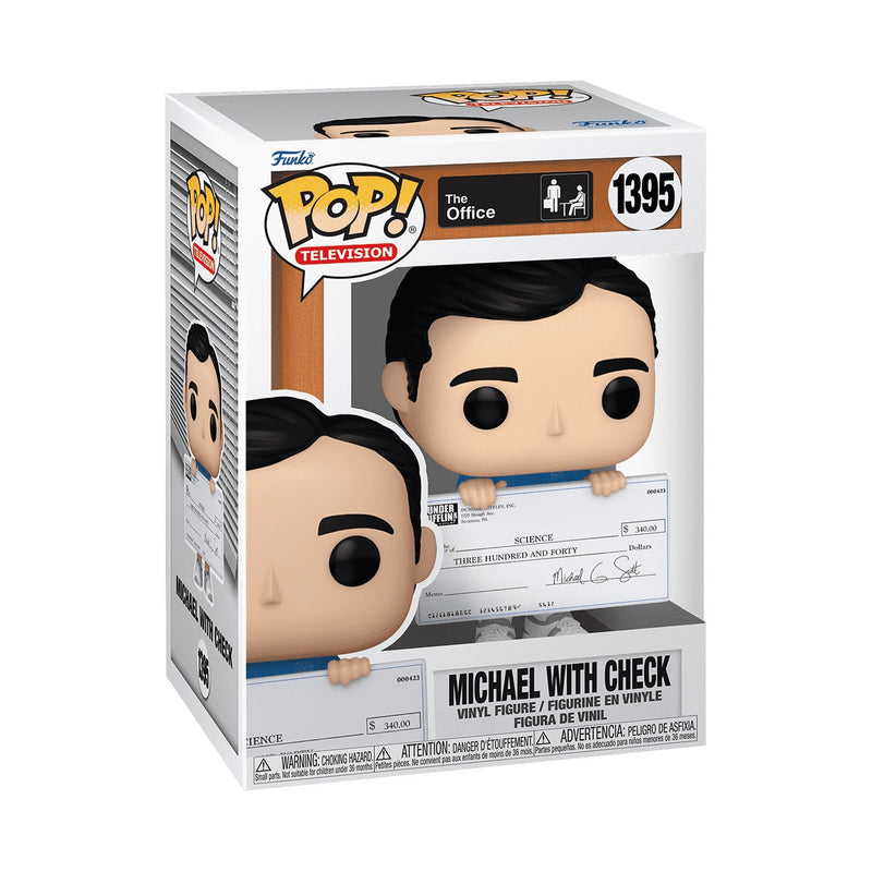Funko POP! Television The Office Michael With Check 3.75" Vinyl Figure (
