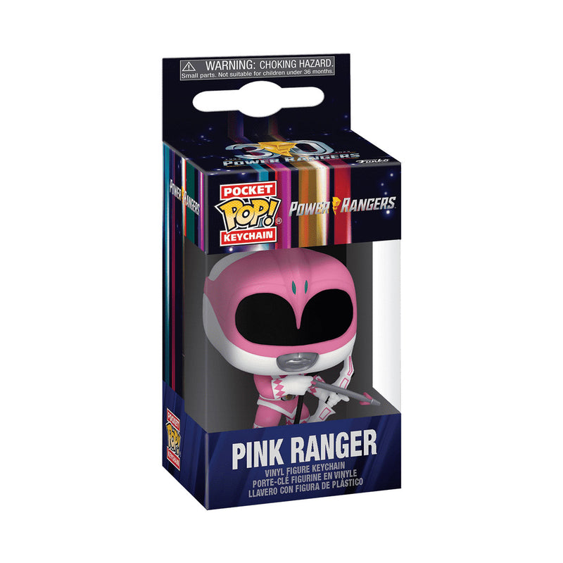 Funko POP! Power Rangers 30th Anniversary Pink Ranger 1.5" Pocket Keychain