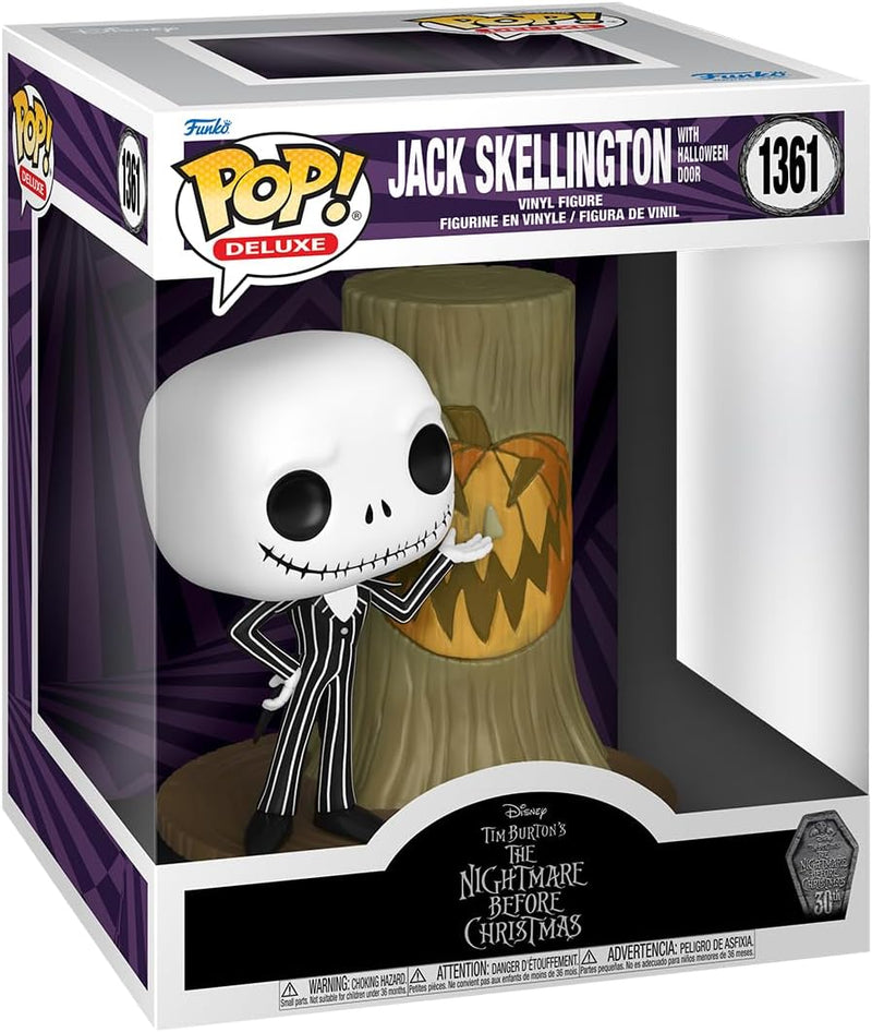 Funko POP! Deluxe TNBC 30th Jack Skellington with Halloween Door Figure (