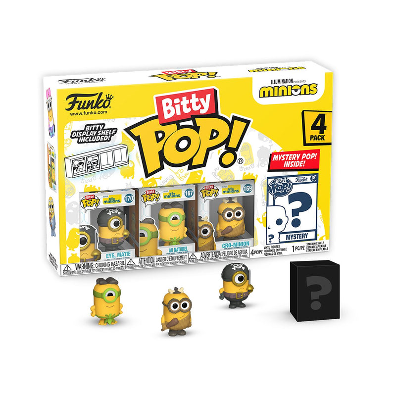 Funko POP! Bitty Minions, 4-Pack, Series 1 (Eye Matie)