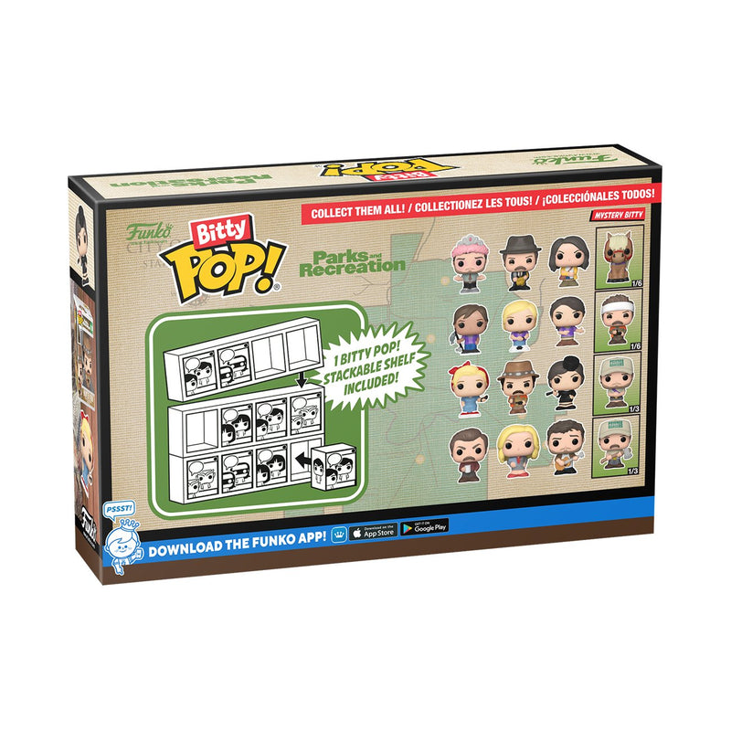 Funko POP! Bitty Parks and Recreation, 4-Pack, Series 1