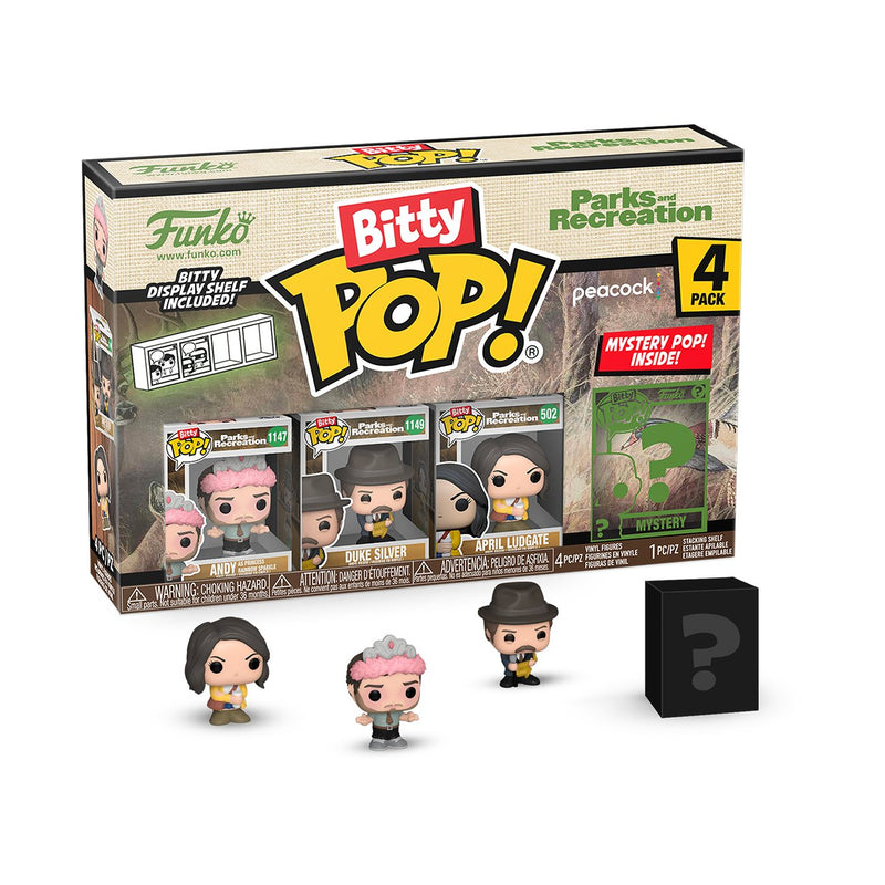 Funko POP! Bitty Parks and Recreation, 4-Pack, Series 1