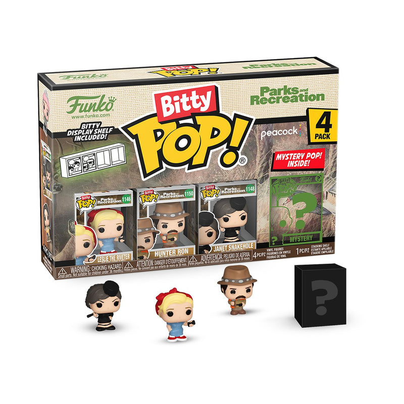 Funko POP! Bitty Parks and Recreation, 4-Pack, Series 3