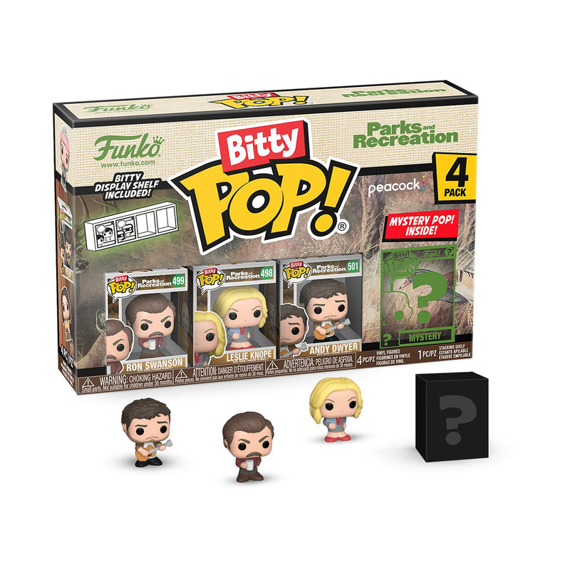 Funko POP! Bitty Parks and Recreation, 4-Pack, Series 4