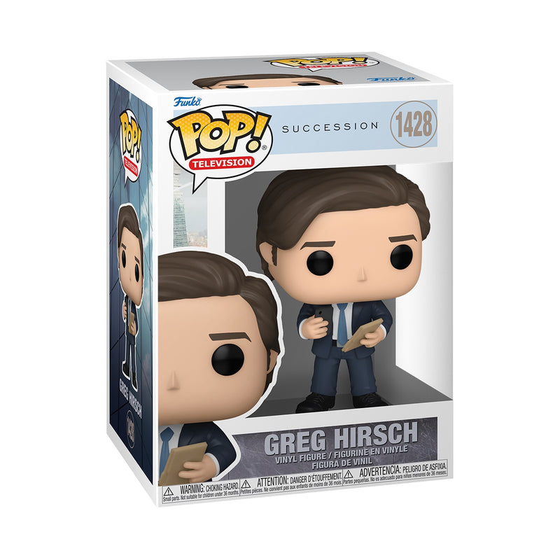 Funko POP! Television Succession Greg Hirsch 3.75" Vinyl Figure (