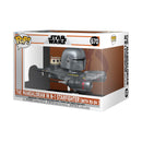 Funko POP! Rides Deluxe Star Wars Mandalorian in N-1 Starfighter Figure (