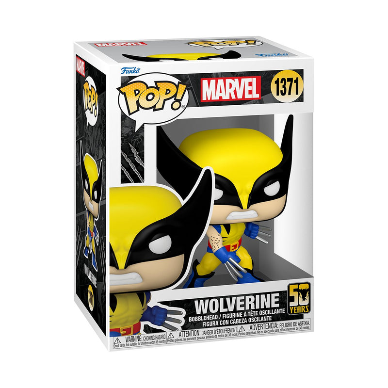 Funko POP! Marvel 50 Years Wolverine (Classic Suit) 3.75" Vinyl Figure (