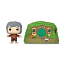 Funko POP! Town Lord of the Rings Bilbo Baggins with Bag-End Vinyl Figure (