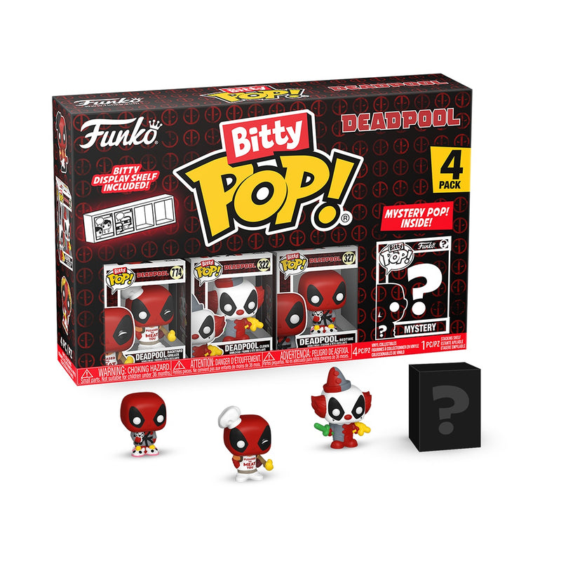 Funko POP! Bitty Deadpool, BBQ Master 4-Pack, Series 1