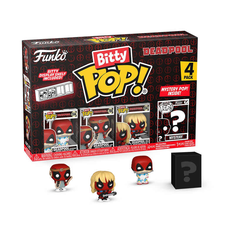 Funko POP! Bitty Deadpool, Sleepover 4-Pack, Series 4