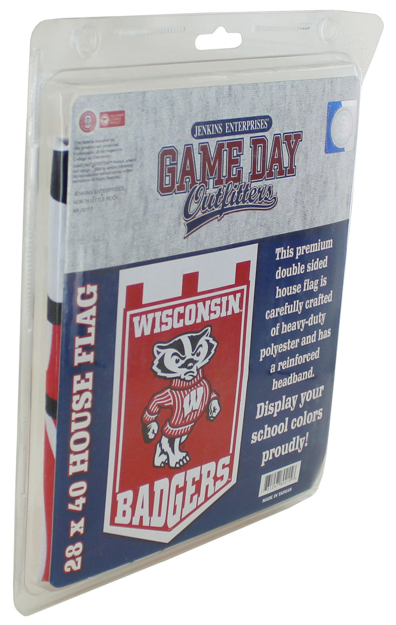 NCAA Wisconsin Badgers Flag Banner