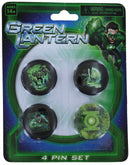 Green Lantern Movie 4-Piece Button Pin Set