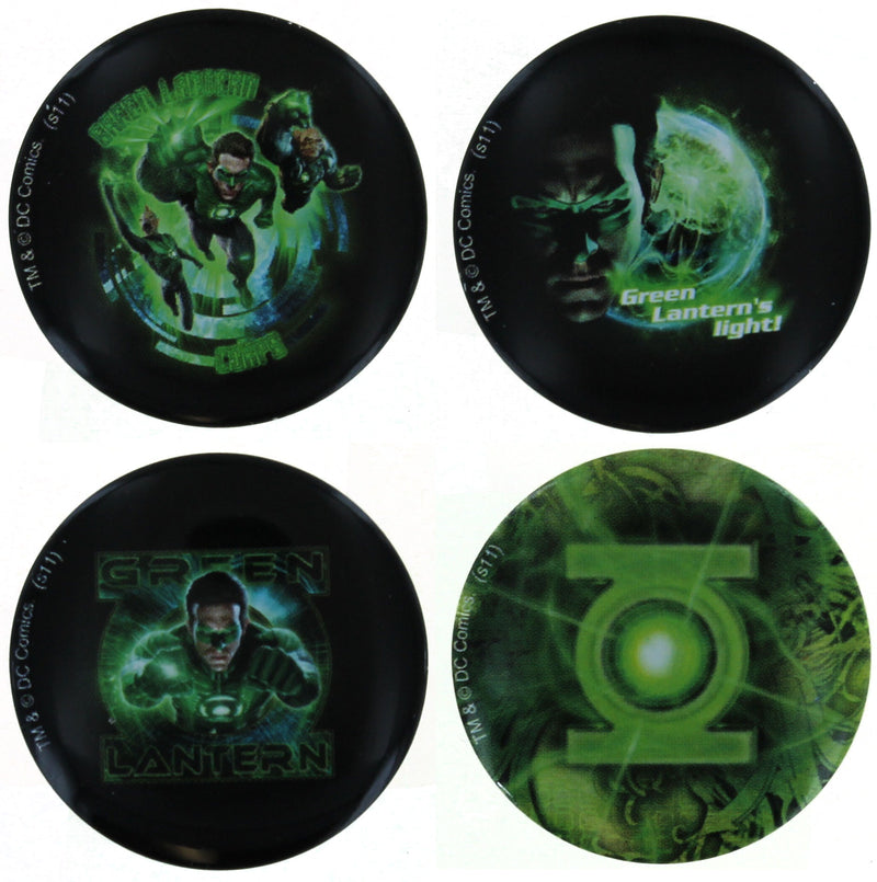 Green Lantern Movie 4-Piece Button Pin Set