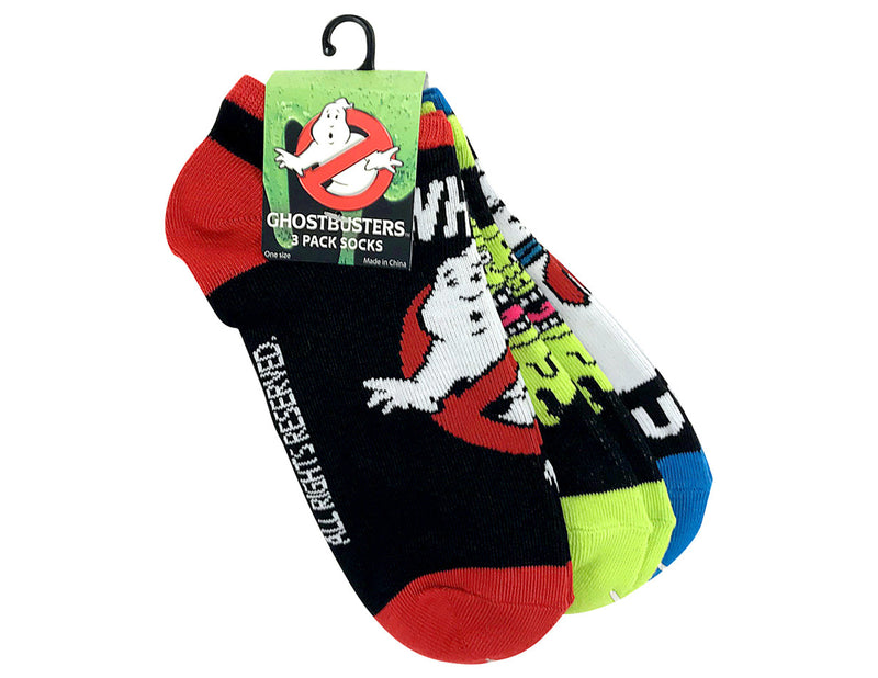Ghostbusters Character & Logo Socks, 3-Pack