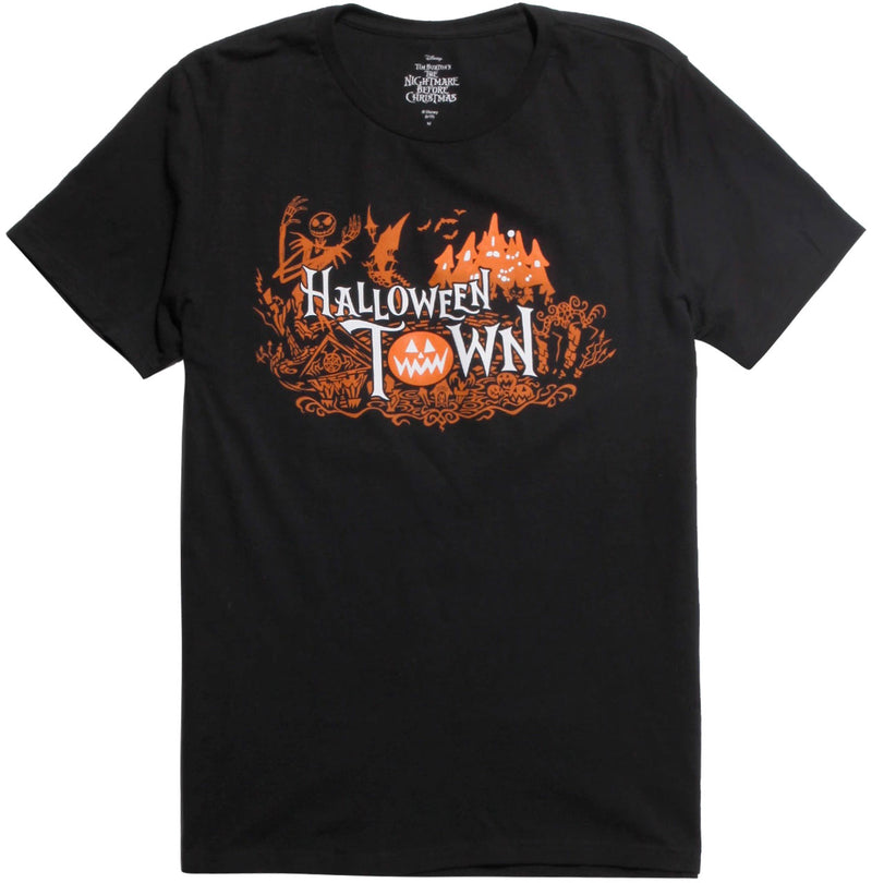 Nightmare Before Christmas Halloween Town Title Shirt