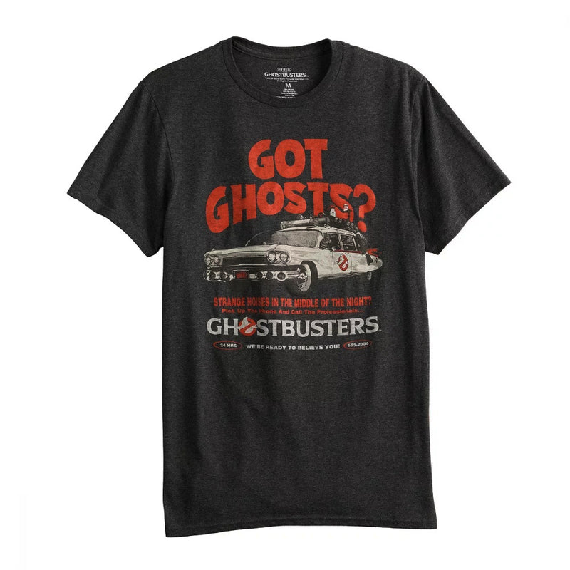 Ghostbusters Got Ghosts? Shirt, Charcoal Grey