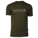 Dice: Choose your Weapon Premium Navy Green T-Shirt, Small