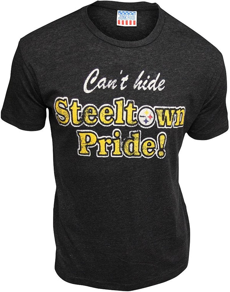 Pittsburgh Steelers Can't Hide Steeltown Pride Men's T-Shirt by Junk Food