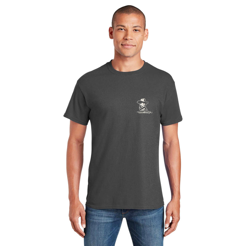 John Wayne Gun Control Men's Gray T-Shirt